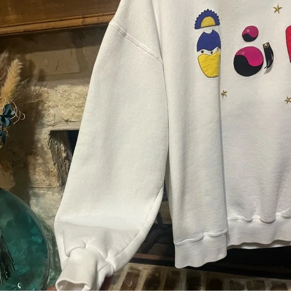 Vintage 80s Layered Look Sweatshirt Size Large - Picture 5 of 11